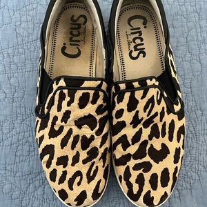 Circus Sam Edelman Leopard Print Slip-On Shoes